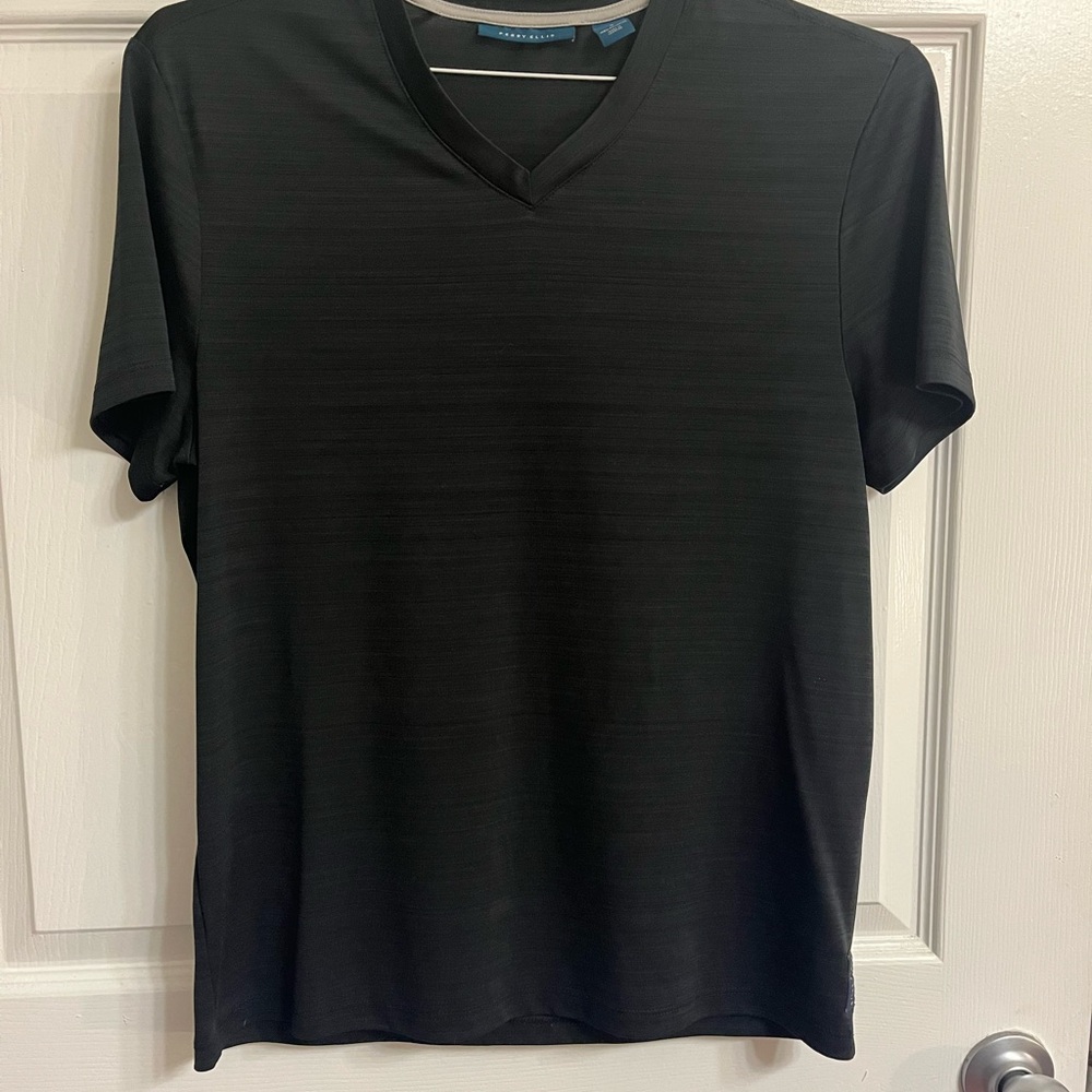 Perry Ellis Black Short Sleeve Tee